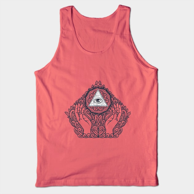 Evil eye Tank Top by ExprEssie